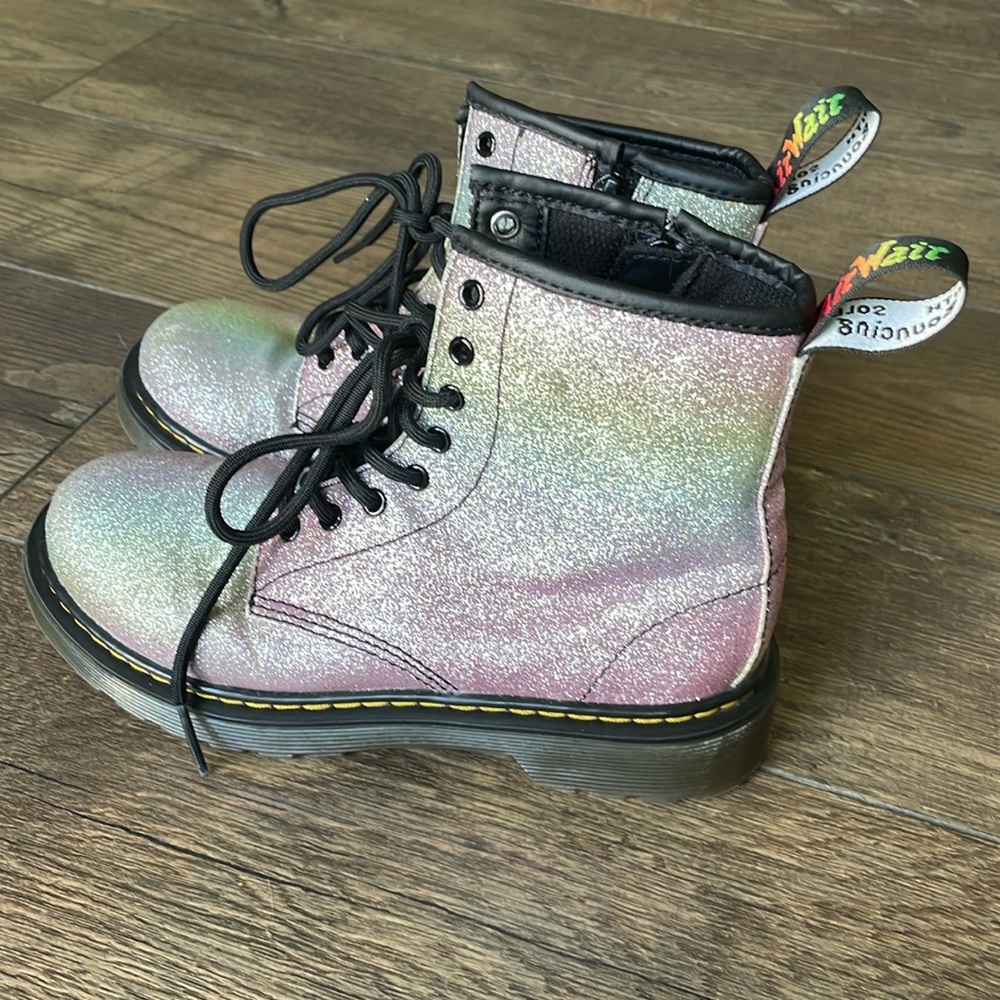 Dr. Martens Multicolor glitter Lace-Up Boots